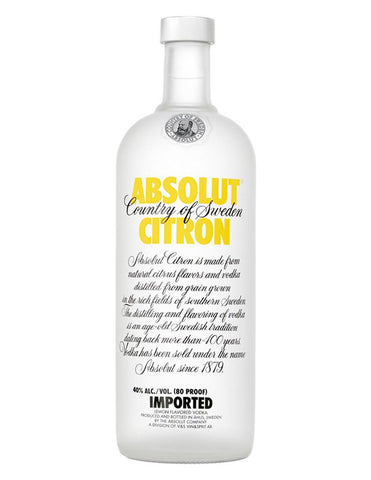 Absolut Vodka Citron 1L